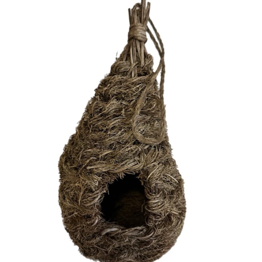 Handcrafted Woven Birdhouse - 
Set of 3 or individual